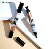 YANQINA High Quality Long Lasting Fast Dry Makeup Stamp Eyeliner Waterproof Liquid Eyeliner