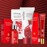 New Red Pomegranate 4 in 1 Skincare Shrink Pores Fresh Moisturizing Series