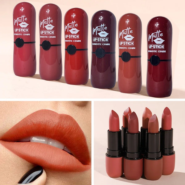 Romantic Charm Makeup Waterproof Matte Lipsticks