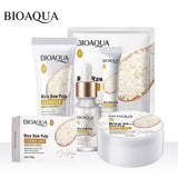 BIOAQUA Pack Of 6 Rice Raw Pulp Glow Moisturizing Series