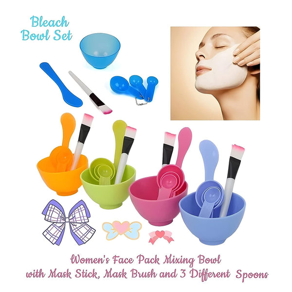 6 in 1 Bleach Brush Facial & Bleach Bowl Set