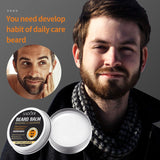 Sadoer Men's Facial Hair Care Beard Balm Moisturizing & Smooth Soft beard Cream 20g