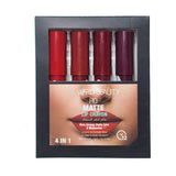 Warda beauty Pack of 4 FIT Me I HD Matte Lip Crayon Water Resistance & Highly Pigmented Lip Crayon WB-229148