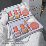 HERORANGE Pack of 4  Isolation Cream Liquid Foundation Concealer Loose Powder Makeup Kit