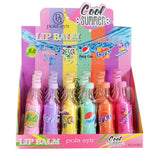 Pack of 3 Cute Lip Balm Transparent Coca Cola Lip Stick Clear Lip Primer & Lip Balm