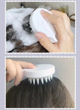 Miss Beauty New Silicone Scalp Massage Shampoo Comb Shower Brush Clean Care Head Body Hair Root Itching Remove Dandruff Washing Tool