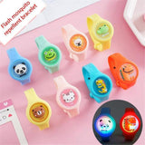 Mosquito Repellant Colorful Watch | Children Flash Anti-Mosquito Watch | Kids Mosquito Repellent Watch Lightweight Natural Mosquito Repellent Bracelet