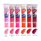 ROMANTIC BEAR 3Pcs Exfoliating Liquid Waterproof Long Lasting Moisturizing Matte Lip Gloss