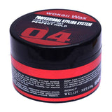 Wokali Wax Professional Styling System 04 , Hair Styling Wax For firm hold Sculpting 150g WKL137 Red