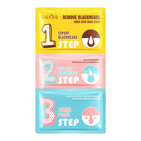 SADOER Blackhead Remover Kit 3 Steps Clean Beauty 7g x 3- SD94259