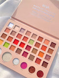 Biya 38 Colors Professional Multi Color Powder Shimmer Glitter Eyeshadow Highlighter Shinny Palette Pigment Cosmetics