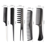 Julystar 10pcs Styling Tools Hair Care 10pcs/Set Professional Hair Brush Comb Salon Barber Anti-static Hair Combs Set