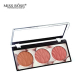 Miss Rose 3 Colors Blush Glow Kit 10g