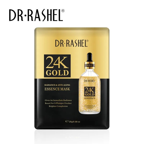 DR.RASHEL 24k Gold Radiance & ANTI-AGING Mask 25g*5pcs DRL-1482