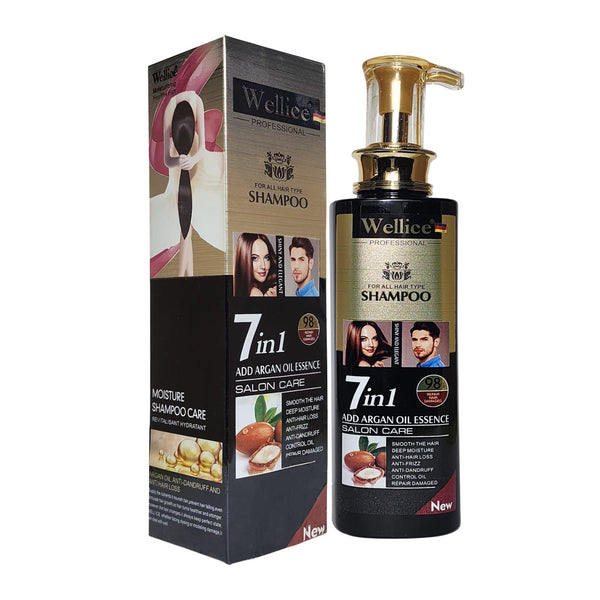 Wellice 7 in 1 Argan Oil Essence Oil Control Hair Shampoo