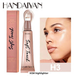 HANDIYAN 1Pcs Beauty Stick Highlighter & Bronzer Facial Cheek Blusher 12ml