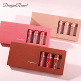 Dragon Ranee 3 Pcs Pink Lip Gloss Crystal Jelly Moisturizing Lip Oil Set