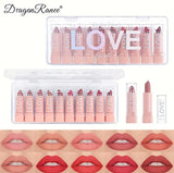 Dragon Ranee Pack of 10Pcs Pink Mini Lipstick Gift Box