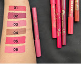 Missrose Pack Of 04 Matte Lip Pen LipLiner WaterProof Long Lasting For Girls And For Women 2.8g 7301-453Z36