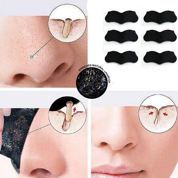 10pcs Nose Blackhead Remover Strips Mask – Deep Cleansing and Pore-Refining Strips for Effortlessly Removing Blackheads and Impurities | Clear, Smooth Skin in Minutes