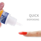 Super Strong Nail Glue For False Nail Tips, Acrylic Nails,Press On Nails,Fake Nails Art Decoration Lasting Adhesion