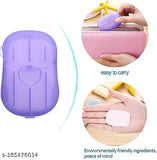 Mini Portable Travel Soap Paper Sheets Disposable Hand Washing Bath Scented Paper Soap for Outdoor Camping Hiking