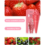 Images New Colorful Cute Ice Cream Stawberry Embellish Lip Balm Moisturizing Lipstick Waterproof Long Lasting Lip Care Beauty Lip Makeup Cosmetics 6g XXM30144