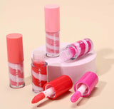 Miss Lara one Spiral Lip Gloss lip Balm Set For Moisturizing Long Lasting Color Enhancing And Elegant Lip Makeup