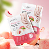 Pack of 2 Moisturizing Peeling Gloves Hand Mask Exfoliating Sheet Mask Exfoliating Whitening Foot Peeling Facial Mask