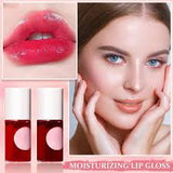 New Lip Tint Fruit Flavor Liptint Makeup Cheek Stain Tint - Red