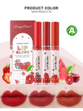 Dragon Ranee 3PCS Lipstick Set New Velvet Matte Lip Gloss Waterproof Long Lasting Lip Balm Moisturizing Makeup 1.5g*3