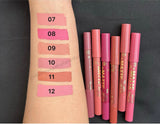 Missrose Pack Of 04 Matte Lip Pen LipLiner WaterProof Long Lasting For Girls And For Women 2.8g 7301-453Z36