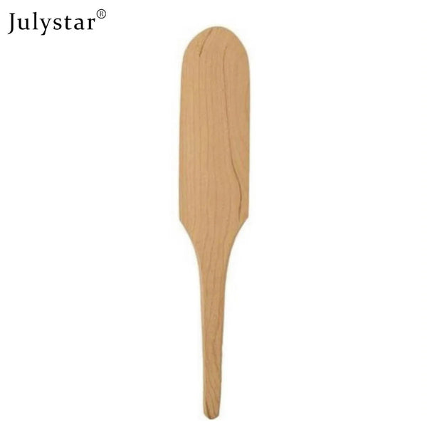 Julystar Wooden Waxing Wax Spatula Bamboo Sticks Hair Removal Cream Stick for Waxing hair care