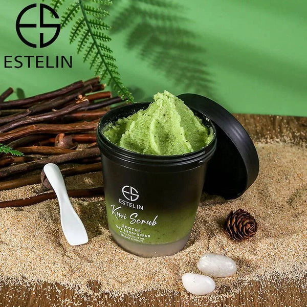 Estelin Kiwi Scrub Soothe Face & Body Scrub – 280g ES0034