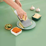 Vegetable Cutter 5 In 1 PP Multi-Function Onion Potato Kitchen Tools Manual Food Chopper Vegetable Cutter Fruit Slicer