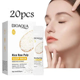 BIOAQUA Rice Raw Pulp Sleeping Masks Whitening Anti Wrinkle Anti-aging 4ml X 20pcs BQY93134