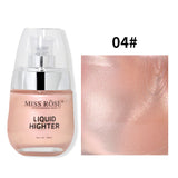 Miss Rose Liquid Highlighter 30ml 7601-136M