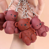 New Bear Keychain Style Trendy LIP GLOSS MATTE MAKE UP YOUR LIPS .