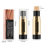 MISS ROSE Facial Concealer Foundation Makeup Stick Three-dimensional Concealer Pen 9g