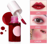 BENE TINT New Lip Tint Fruit Flavor Liptint Makeup For Women And For Girls Rose Lip & Cheek Stain Tint - Red