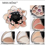 Miss rose Multi-Functional Flower Rotating Makeup Set