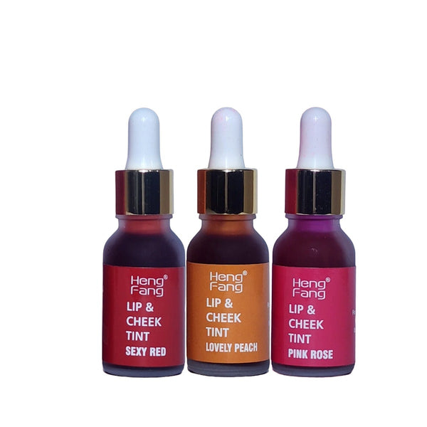 Heng Fang Natural Effect Buildable Color Magic Tint Lip & Cheek Stain Lip Tint 15ml