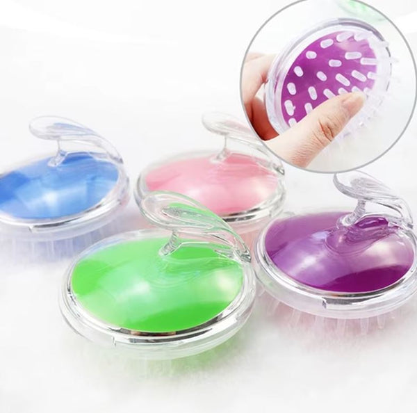 1 Piece Bath Body Massage Brush, Silicone Scalp Massage Brush, Hair Comb, Spa Bath Brush, Slimming Massage Brush