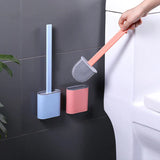 Miss Beauty Toilet Cleaning Brush Flexible Silicone Wall Mounted