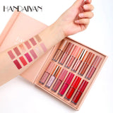 HANDAIYAN 12 Colors Matte Liquid Lipstick Lip Gloss  Set 2.5ml*12pcs 0695