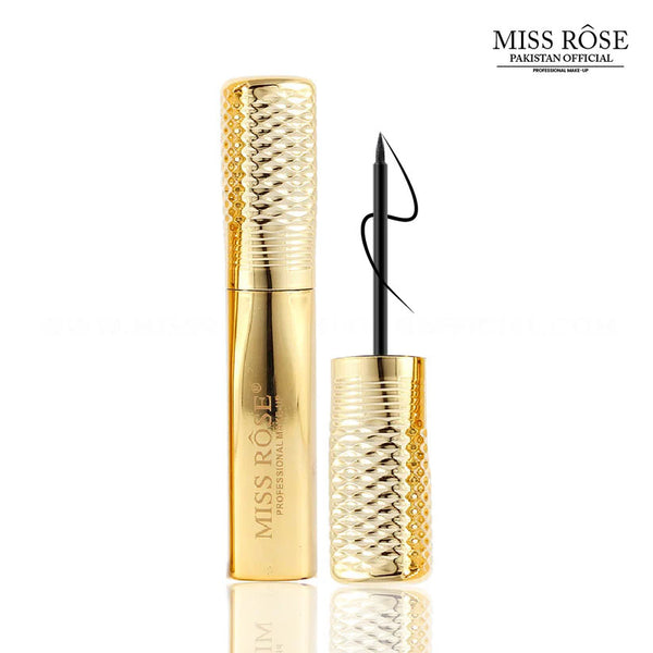 Miss Rose Waterproof Quick Dry Easy To Use Liquid Black Eyeliner