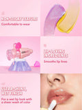 Water Light Lip Gloss Jelly Lipstick Lip Plumping Oil With Big Brush Head Moisturizing Nourishing Lip Glaze