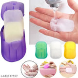 Mini Portable Travel Soap Paper Sheets Disposable Hand Washing Bath Scented Paper Soap for Outdoor Camping Hiking