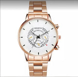 Geneva Creative Fashion Watch Men Luxury Alloy Steel Band Smart