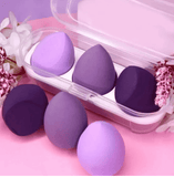 Set Of 3 Puff Makeup Sponge Set, Makeup Blender Cosmetic Sponge Cushion, Foundation Powder Sponge, Beauty Egg Tool For Women Makeup Accessories